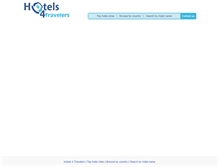 Tablet Screenshot of hotels4travelers.com